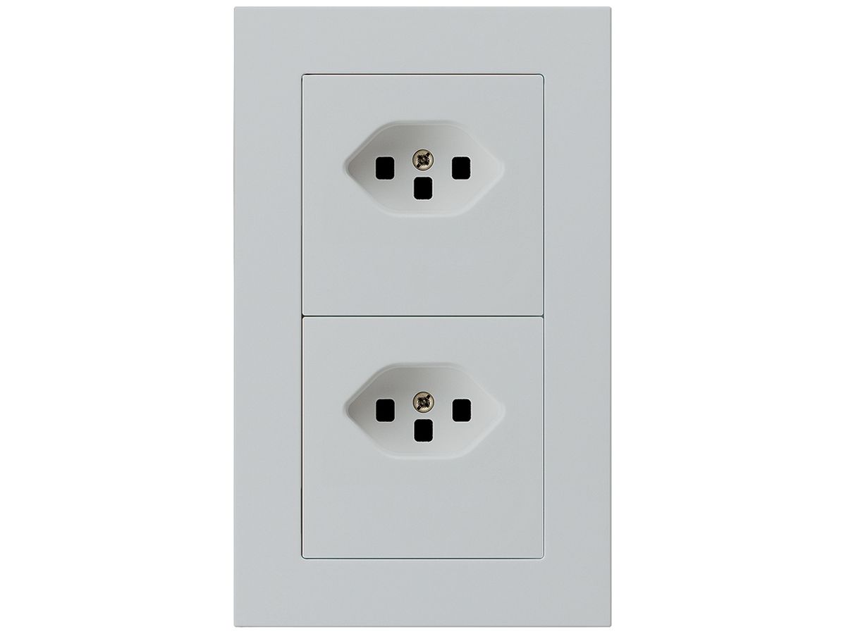 UP-Kombination kallysto.pro Gr.I-I vertikal 2×Typ 23 m.Schraubkl.C lichtgrau