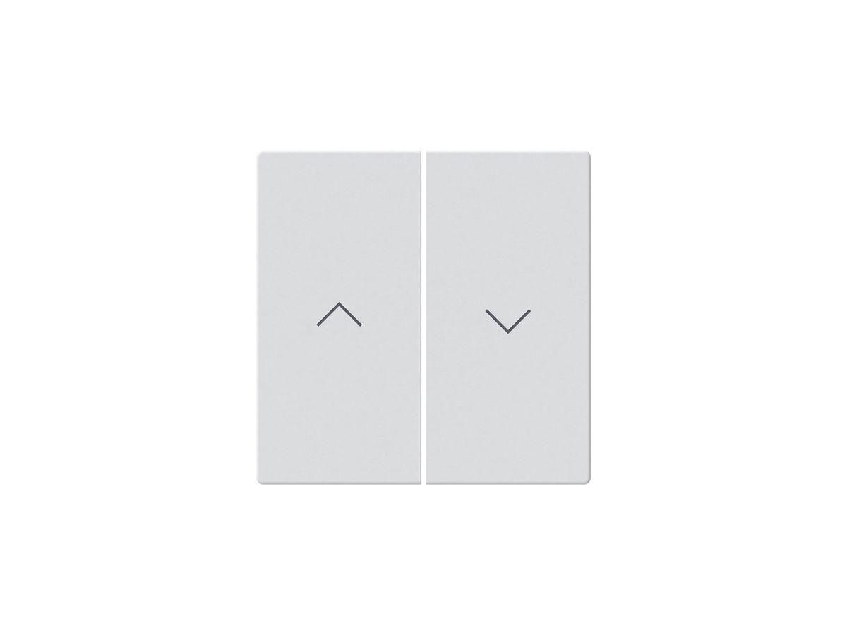 KNX-Storentasterfront Hager BA kallysto Z 2-fach weiss