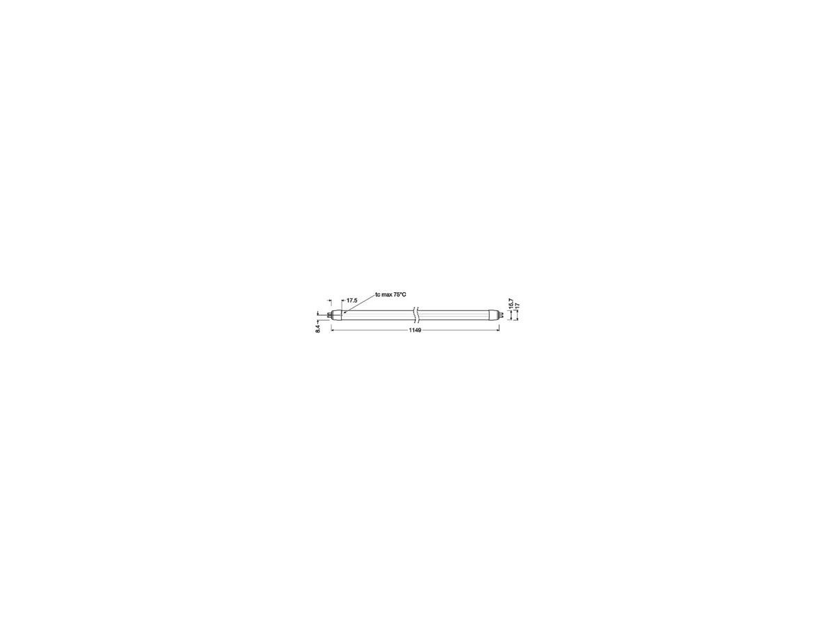 LED-Röhre LEDVANCE EXT HO54 P G5 42V 26W 4000lm 4000K DIM 1149mm
