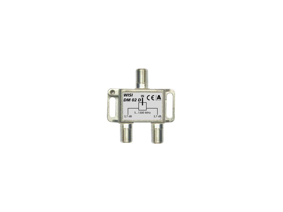 F-Verteiler WISI DM02D 2-fach 3.7dB 5…1300MHz