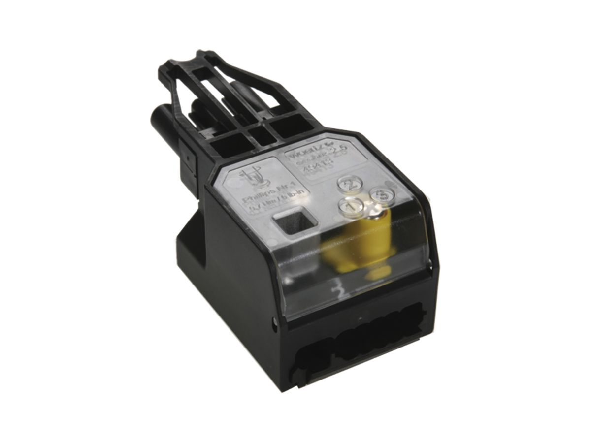 Abzweigdose Woertz für Flachkabel Power 5×2.5mm² Phasenwahl 3P C1