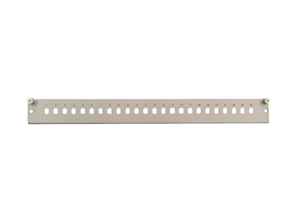 Frontplatte zu Verteilerfeld 19" für LWL 1HE