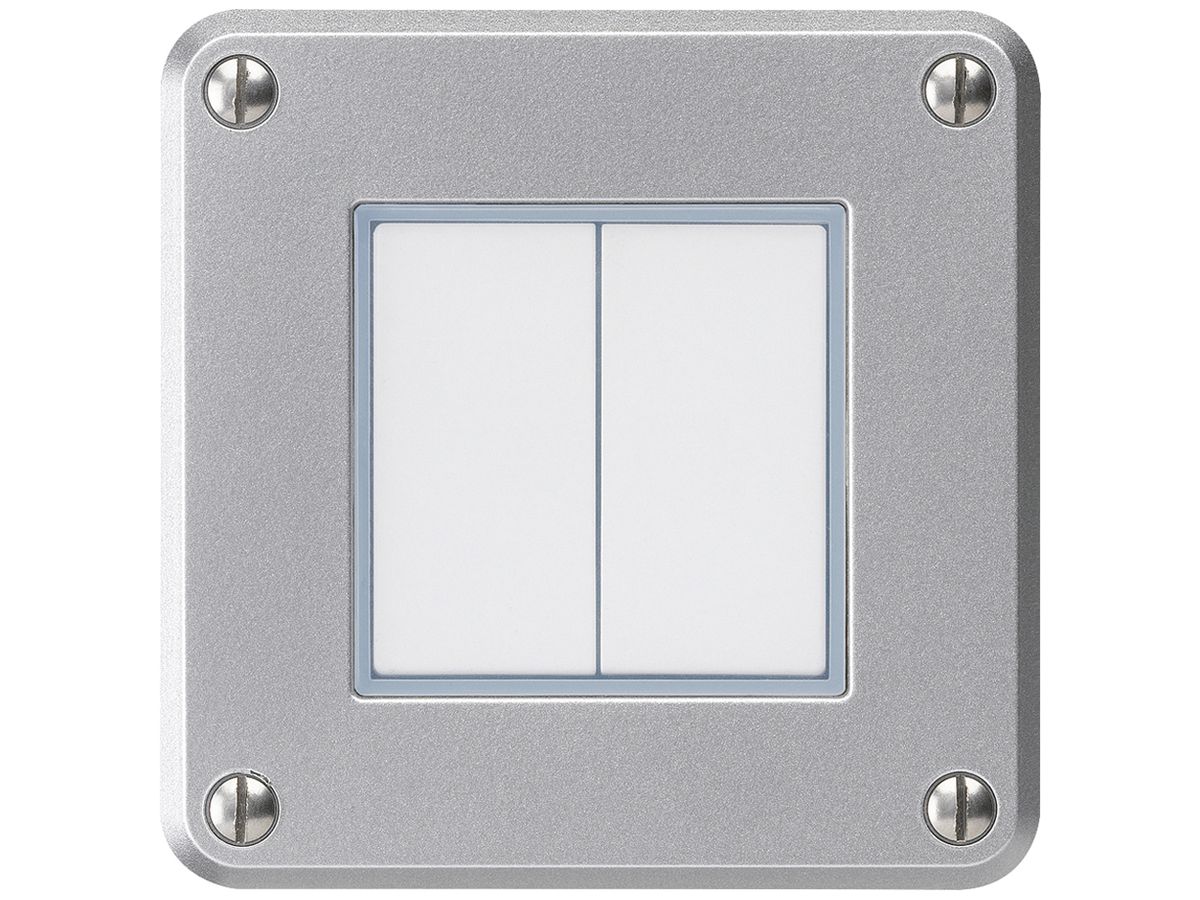 UP-Druckschalter robusto IP55 Schema 3/Drucktaster aluminium