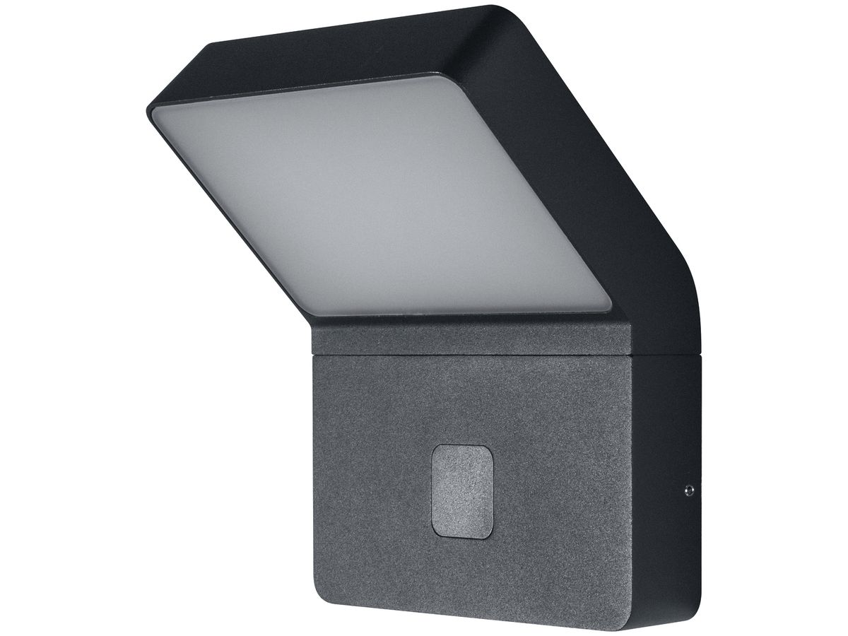 LED-Wandleuchte LDV ENDURA STYLE Wall Wide Sensor, 12W anthrazit