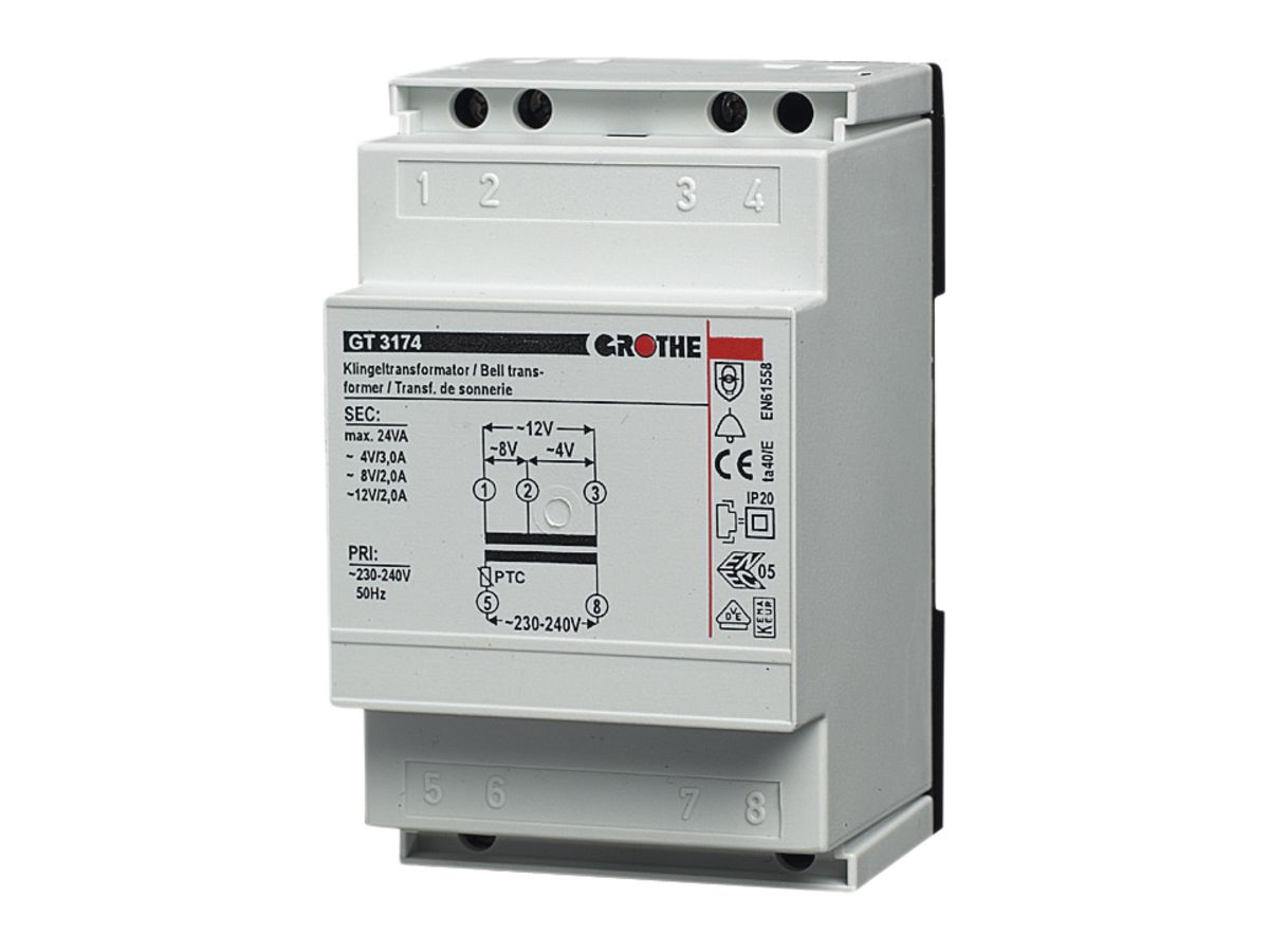 EB-Trafo Grohte Fail Safe 4/8/12VAC