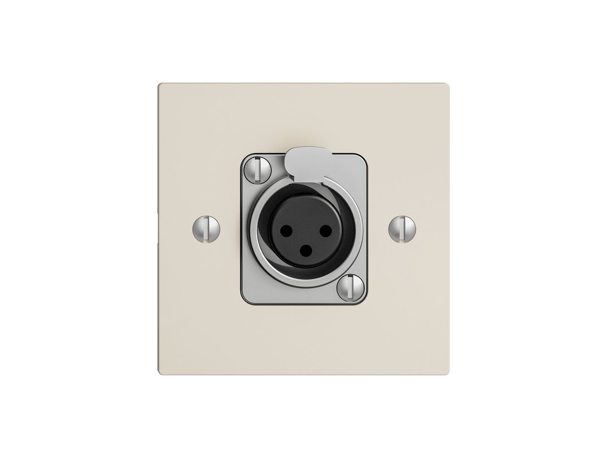 UP-Montageset EDIZIOdue für XLR weiss