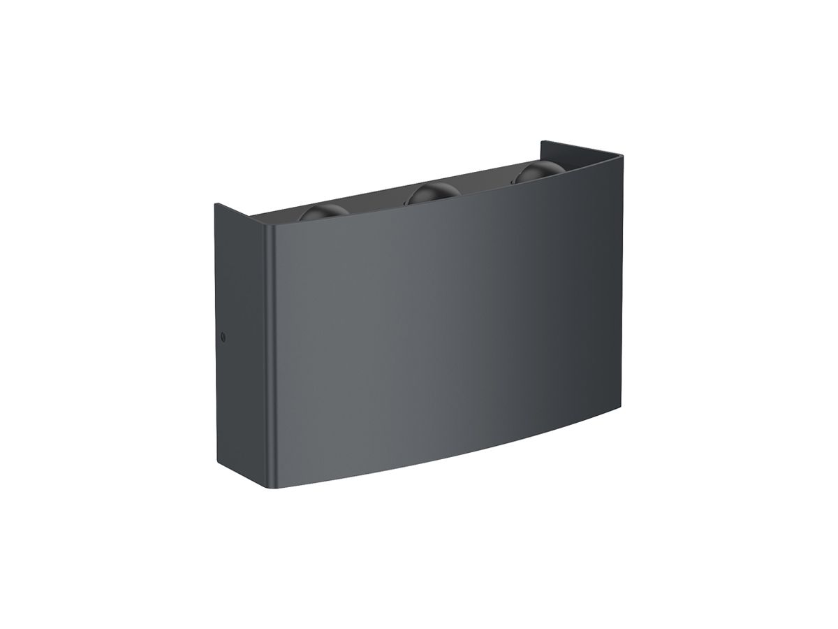 LED-Wandleuchte DOTLUX Sixfold 6W 320lm 3000K IP65 direkt/indirekt 165×94mm sz
