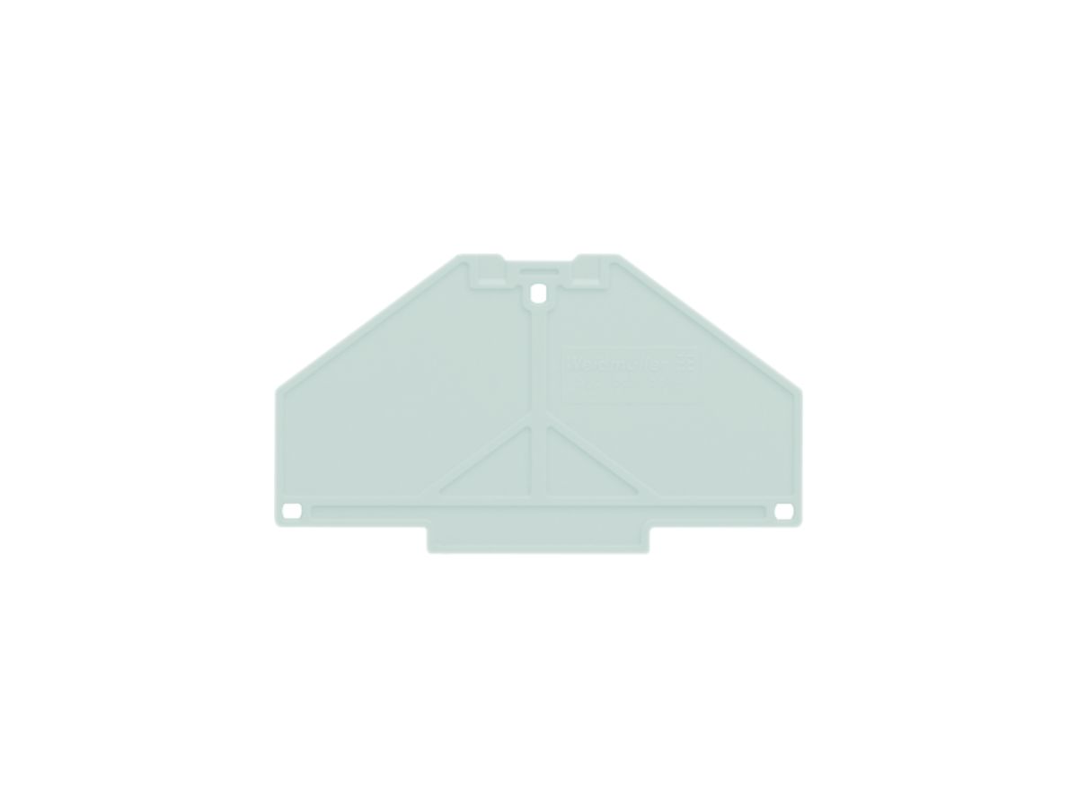 Abschlussplatte Weidmüller PAP PRV/PPV4 70×3mm grau