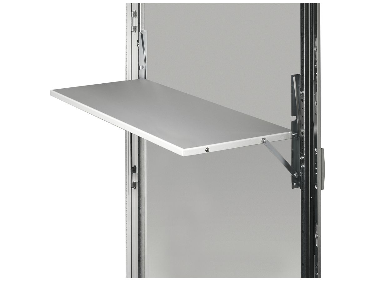 Ablage Rittal PS 4638.800 für VX/TS/VX SE/PC 613×400mm Stahl 1Tür grau