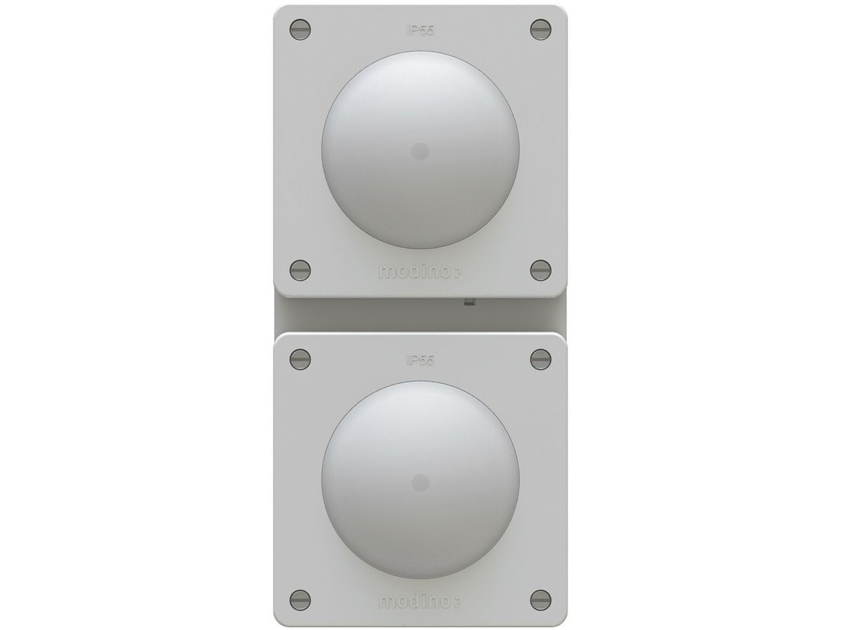 UP-Kombination modino exo 2×Schema 3 beleuchtet 90×190mm grau