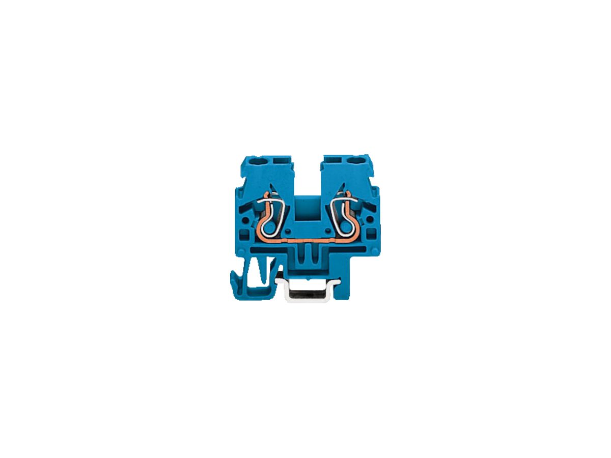 Durchgangsklemme WAGO 4mm² 2L blau