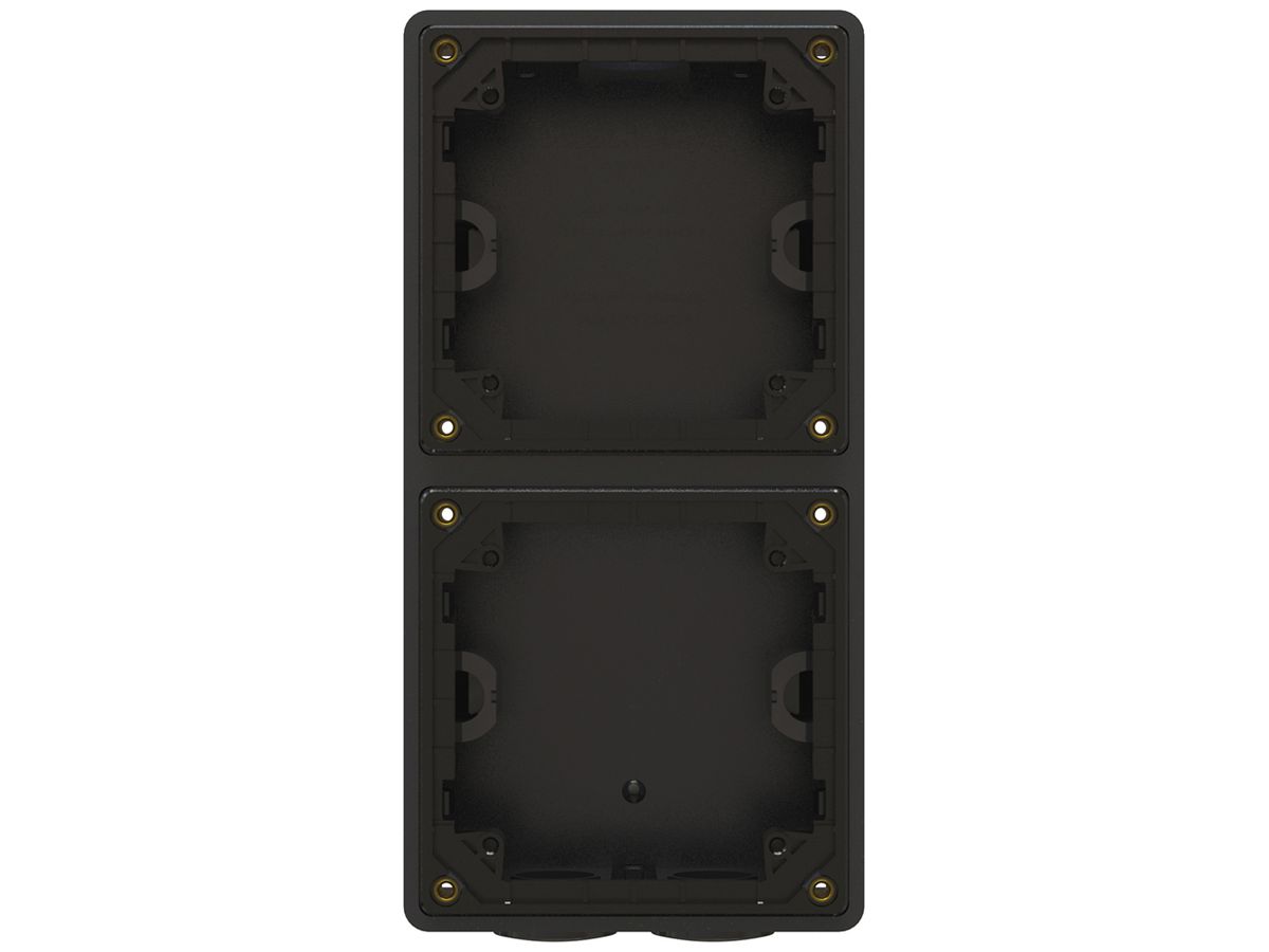 AP-Kopfzeile MAX HAURI EXO 2×1 vertikal 90×178mm schwarz