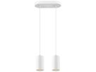 Pendelleuchte SLV ASTO TUBE GU10 2×10W direkt Ø70×125mm weiss