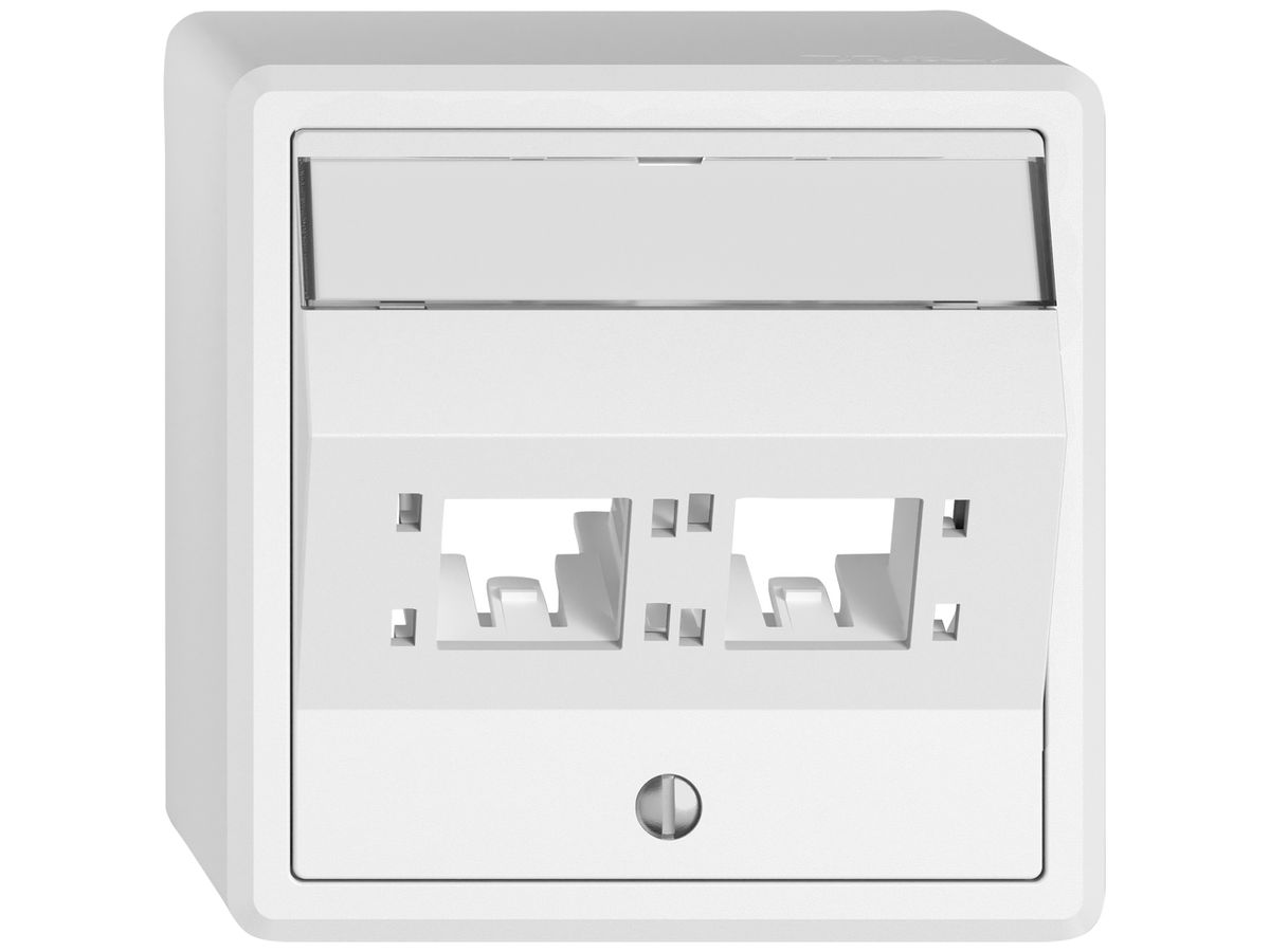 AP-Montageset EDIZIO.liv SNAPFIX® für freenet Kat.6A Adapter 2× ws