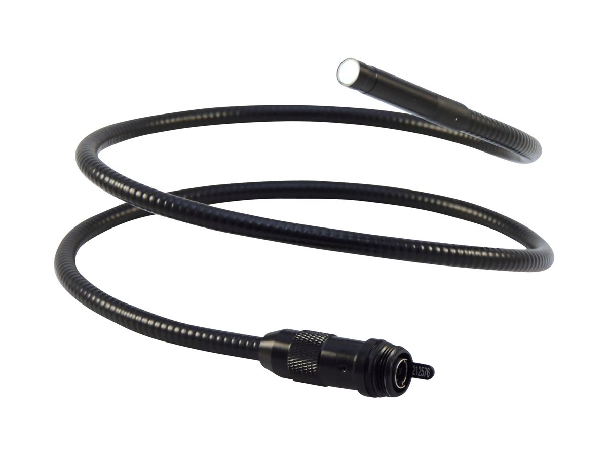 Kamerakopf RunpoCam biegsam 0.8m Ø9mm 720×576pixel IP67 4×LED