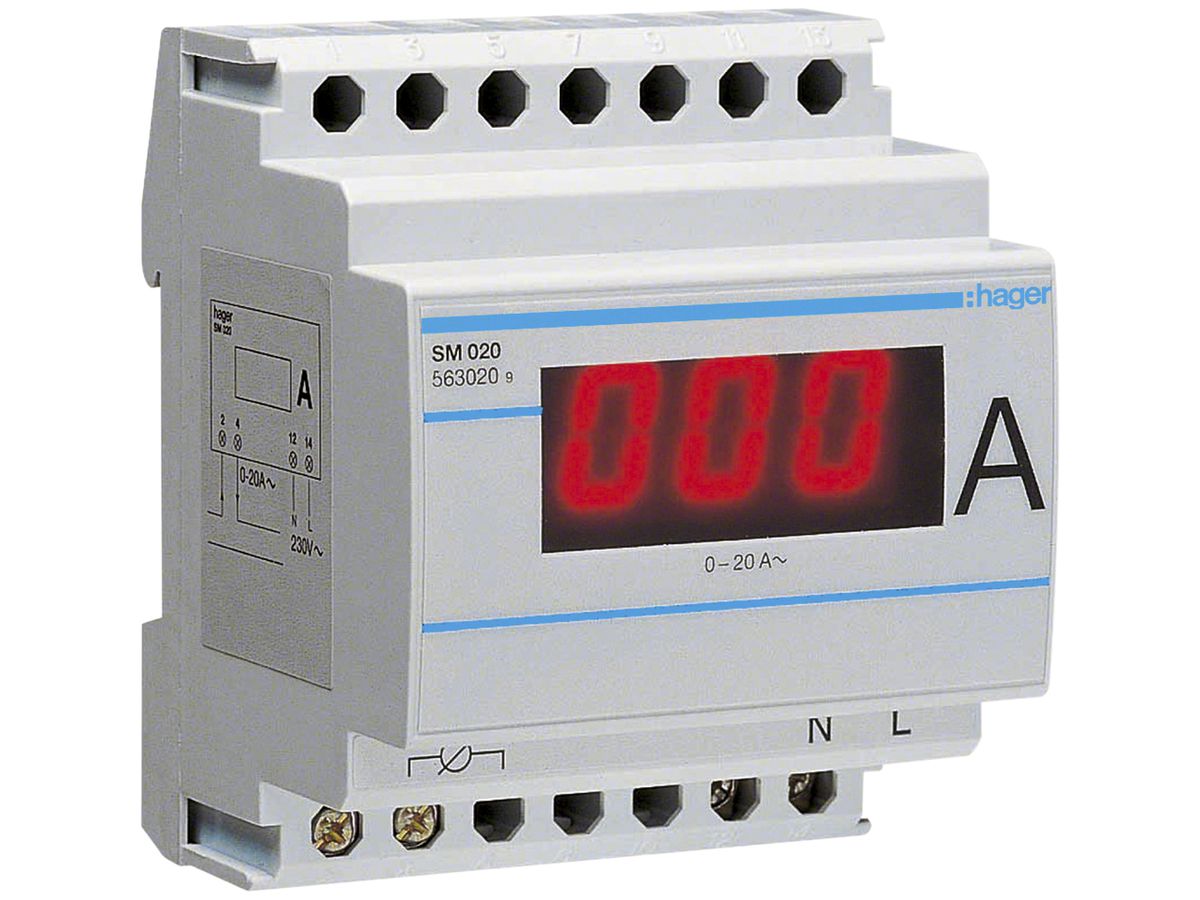 EB-Amperemeter Hager 0…20A