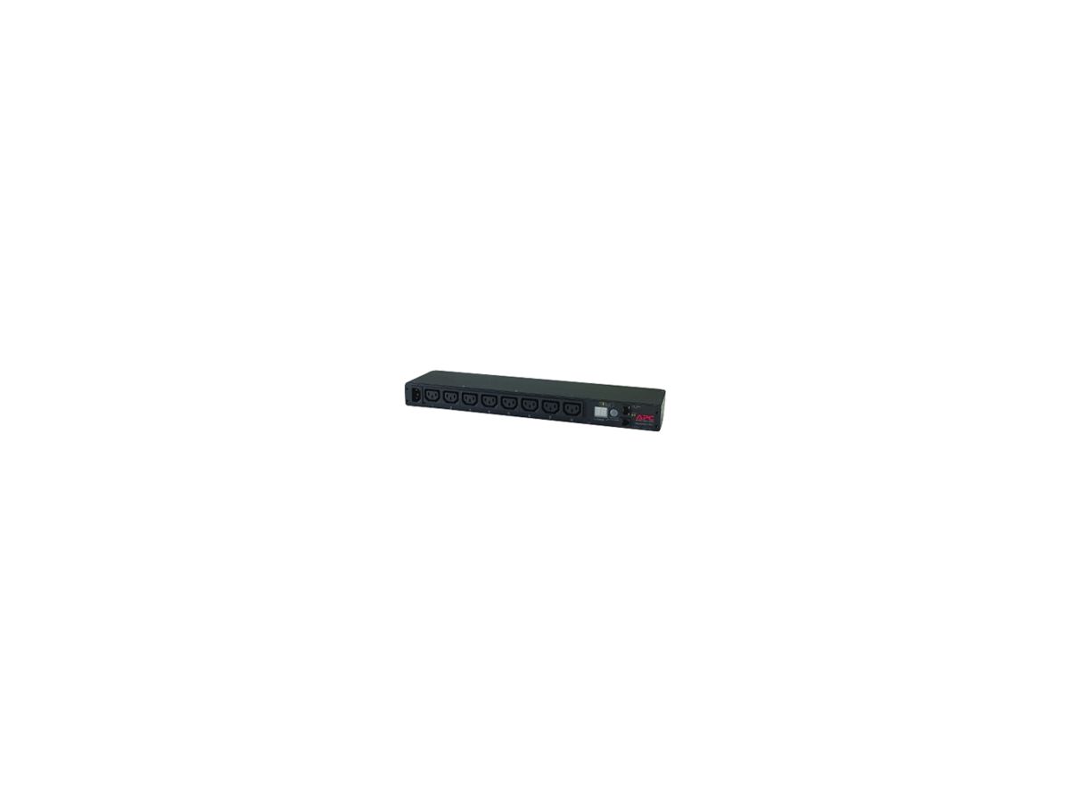 Steckdosenleiste mit Messfunktion 1HE 208/230V 16A 8×C13
