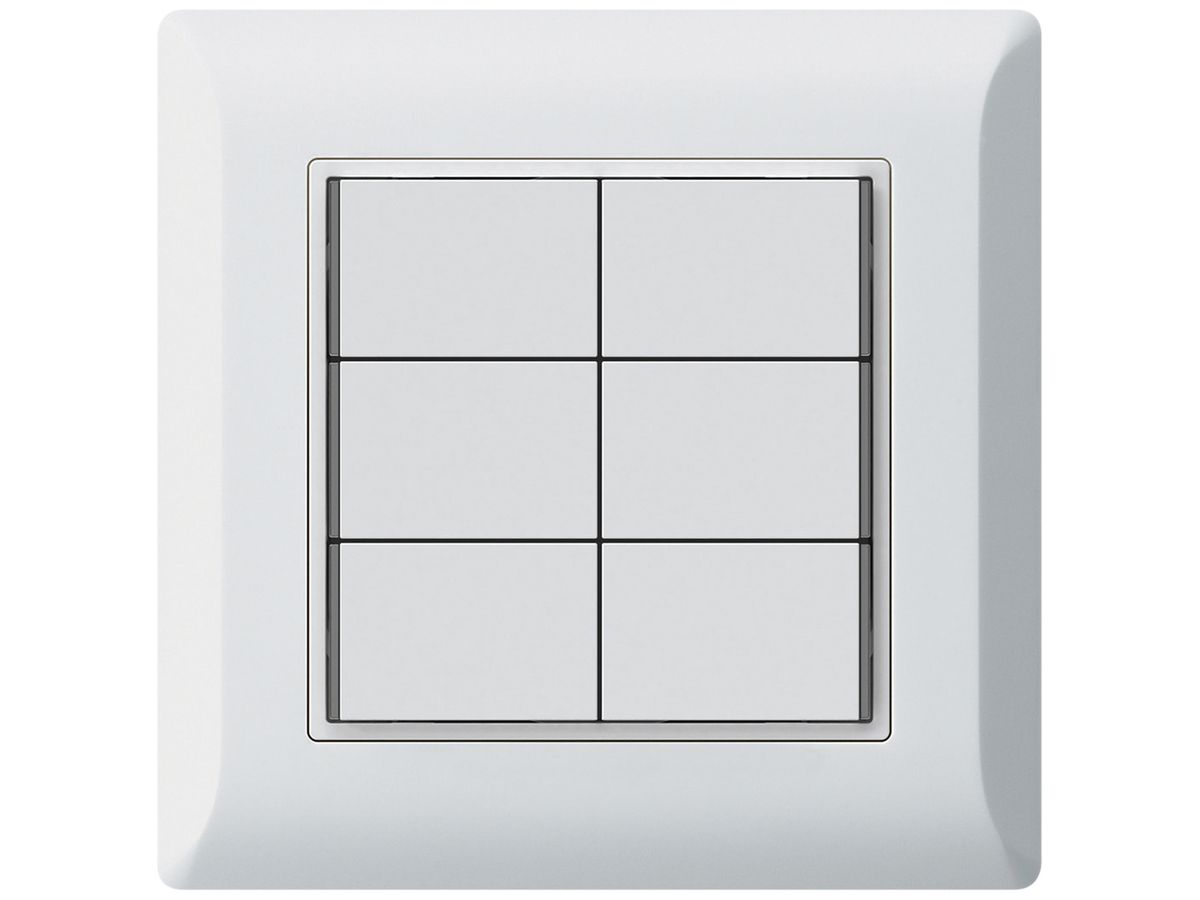 UP-Taster KNX KLI 6×Tasten 6×Betätigungspunkte LED weiss