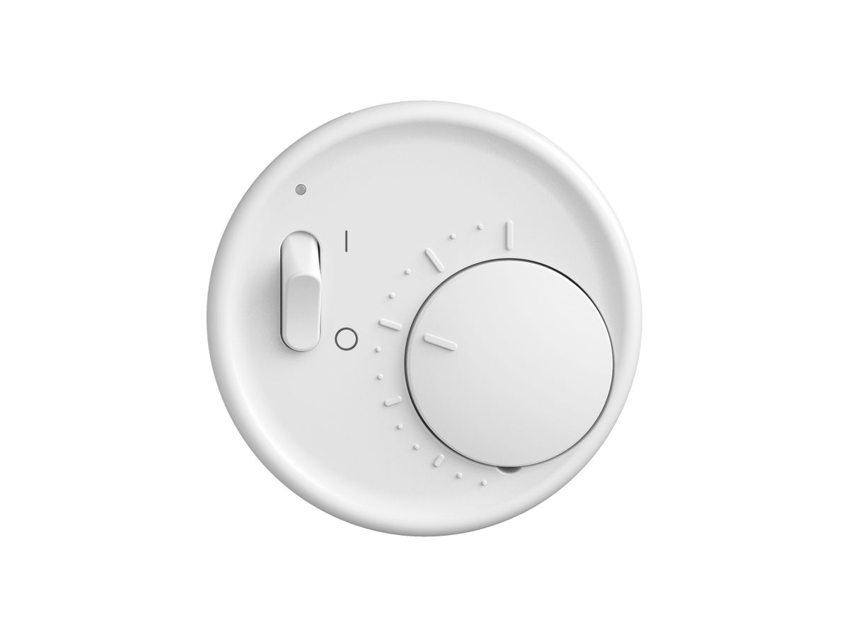 Montageset STANDARDdue SNAPFIX® für Thermostat mit Schalter ws