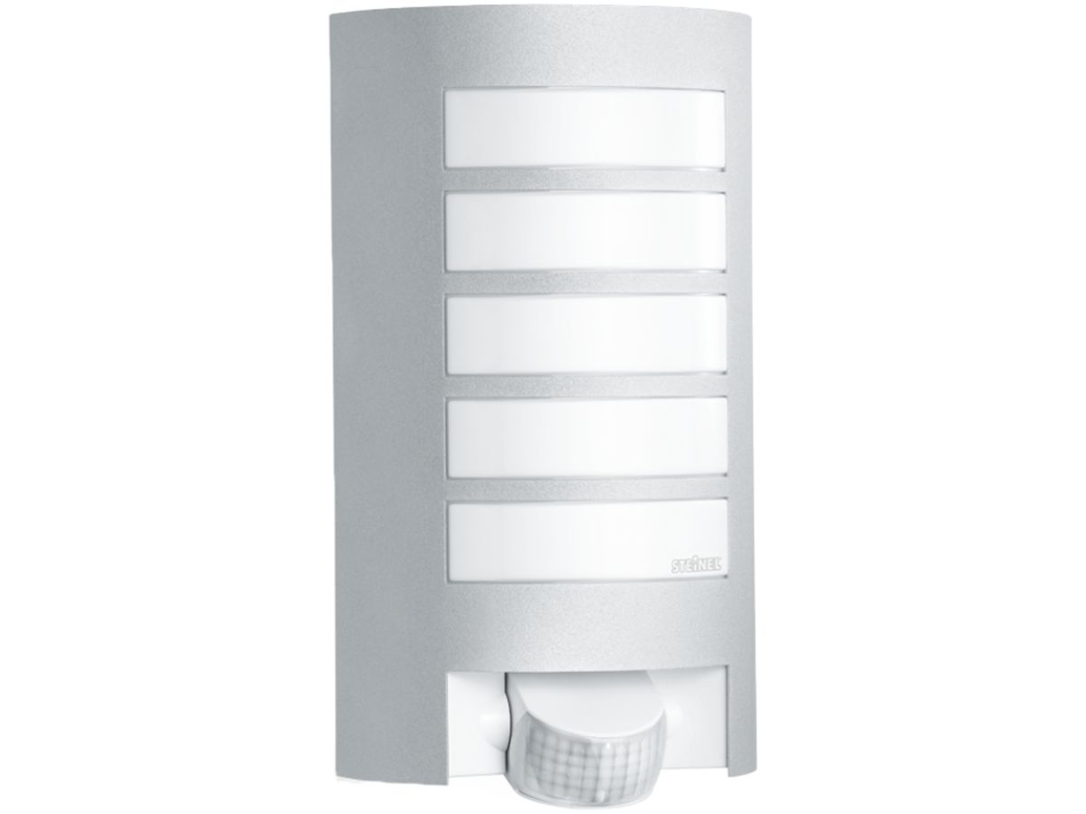 Wandleuchte Steinel L 12 PIR E27 60W IP44, silber