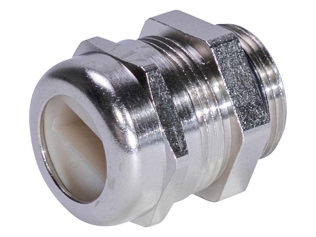 Kabelverschraubung Plica FLAKA, M25 f.Kabel 7×18mm abgerundet 8mm Me-vern. IP68