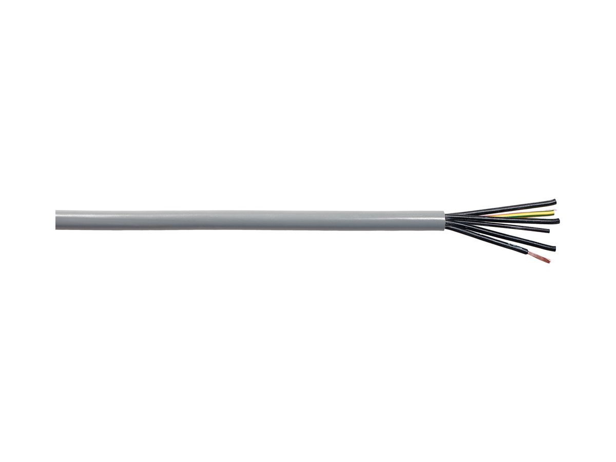 Steuerkabel LiYY 21×0.5mm² nummeriert grau