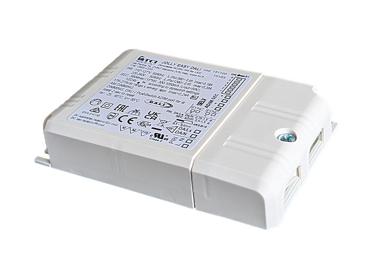LED-Betriebsgerät JOLLY EASY DALI 1.5…38W 2…54V 300…1050mA 0-10V