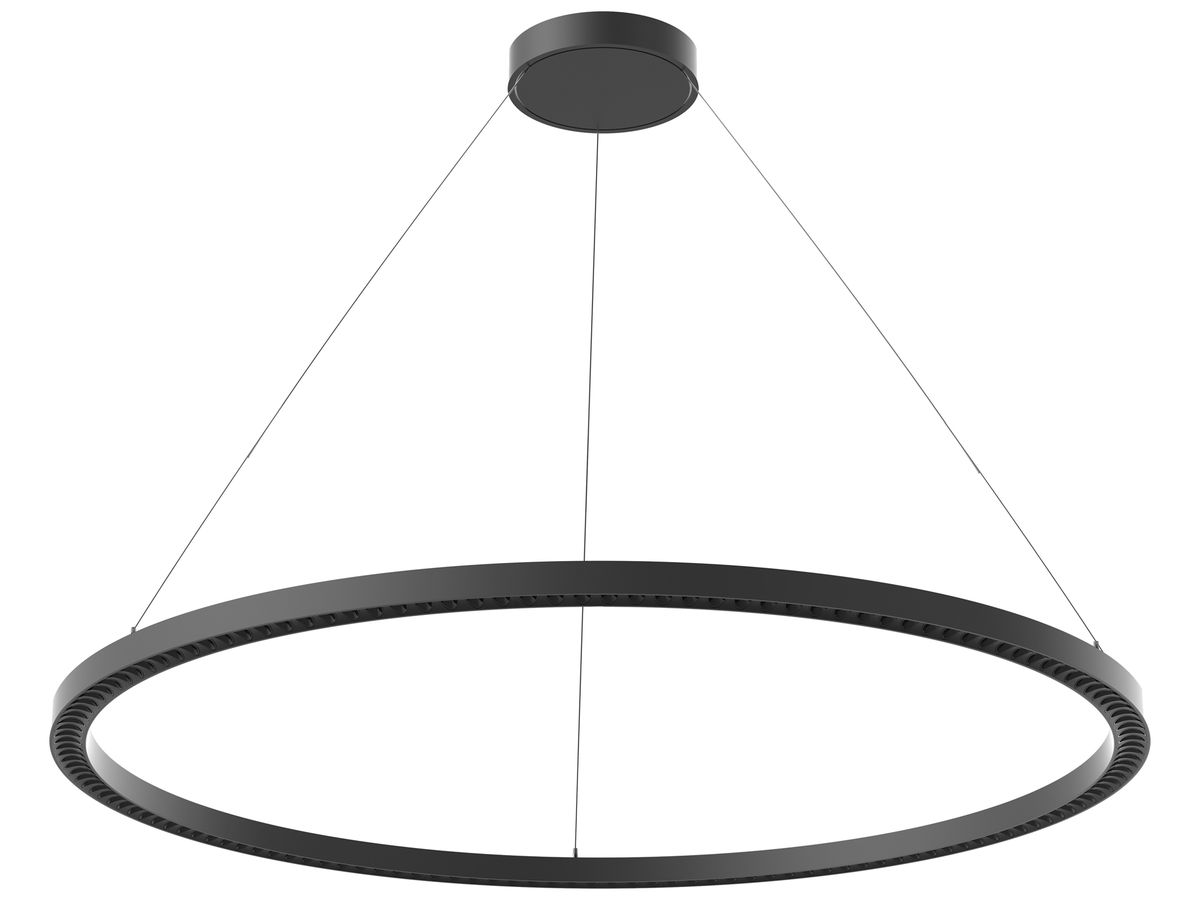 LED-Pendelleuchte DOTLUX AURA 120W 9000lm 4000K DALI Ø1205mm schwarz