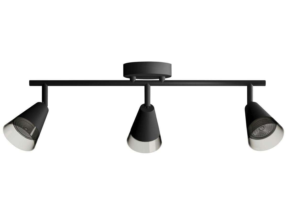 Spot Philips Cleft GU10 3×5W 484×152mm schwarz