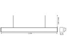 LED-Pendelleuchte LEDVANCE Sun@Home 50W 4200lm 922…950 DIM direkt/indirekt weiss