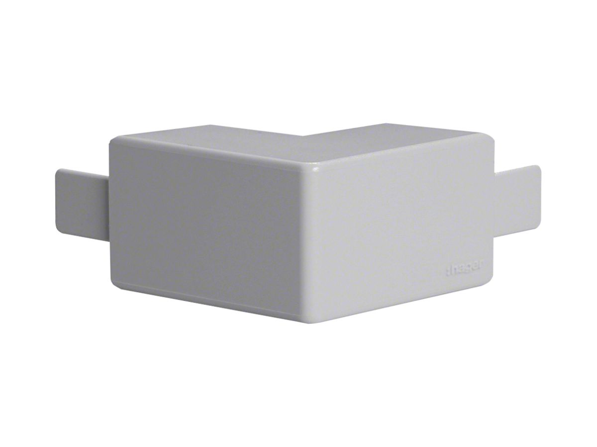 Ausseneck Hager tehalit.LF 30×30mm grau IP30