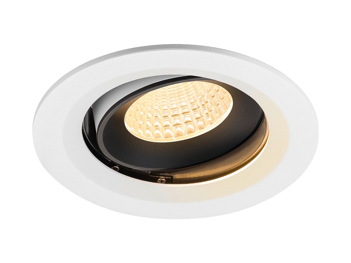 LED-Downlight SLV NUMINOS MOVE M 12W 1800lm 3000K WB DALI Ø120 ws/sz
