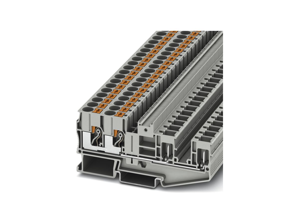 Reihenklemme 0.5…10mm² grau Steckanschluss PT 6-QUATTRO/2P