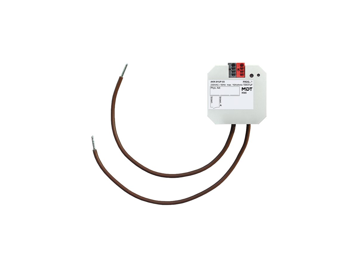 EB-Schaltaktor KNX MDT AKK-01UP.03 1-Kan 16A 230V