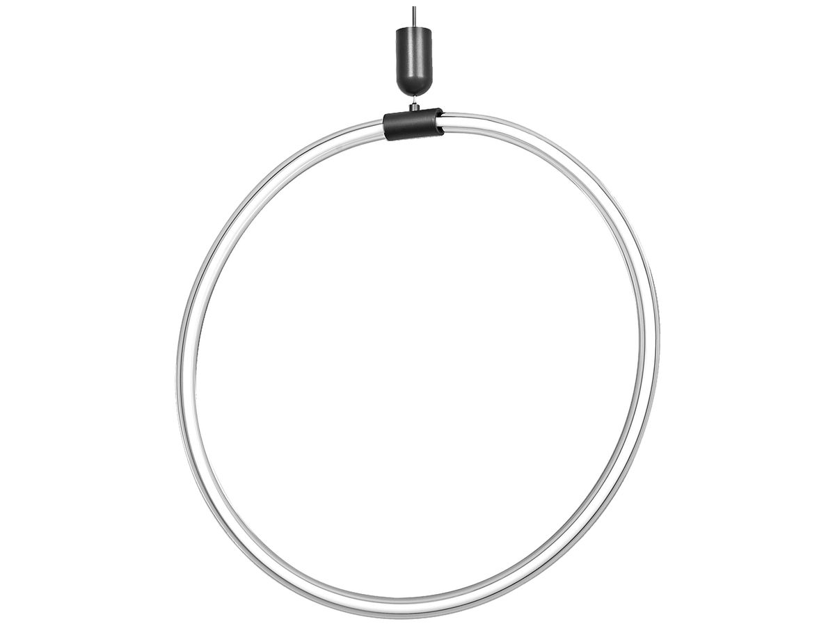 LED-Pendelleuchte LEDVANCE Decor Aura 18W 2000lm 830 Ø498 transparent vertikal