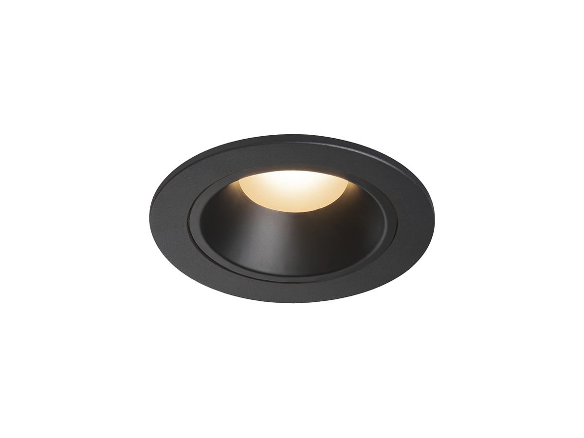 LED-Downlight SLV NUMINOS S 8.6W 670lm 2700K 40° DIM Ø80×52mm sz/sz