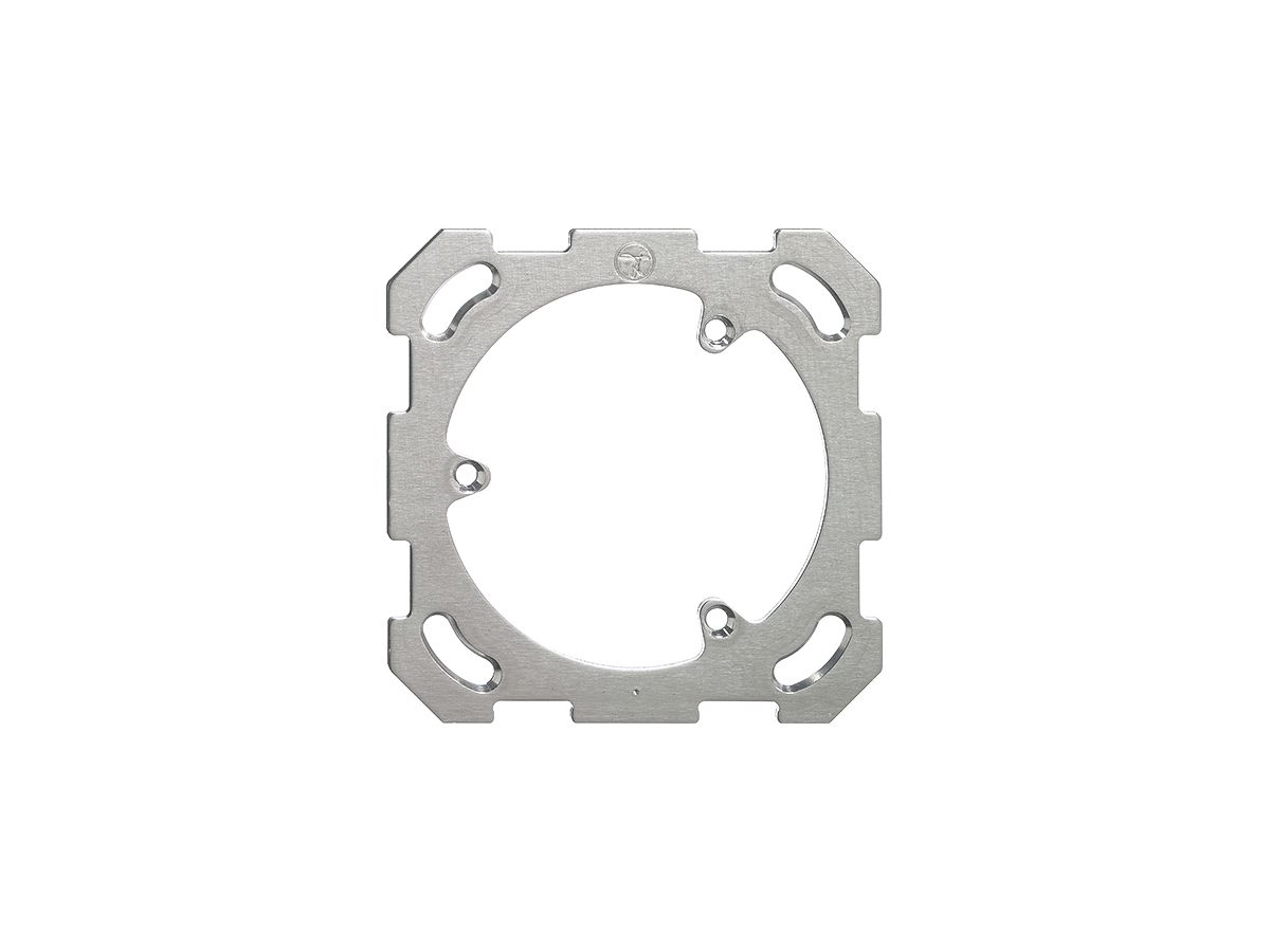 Befestigungsplatte FH 77×77mm für Steckdose 3×T13/23 unbel.