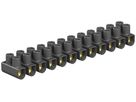 Klemmenleiste Bettermann 12P 1…4mm² 450V schwarz