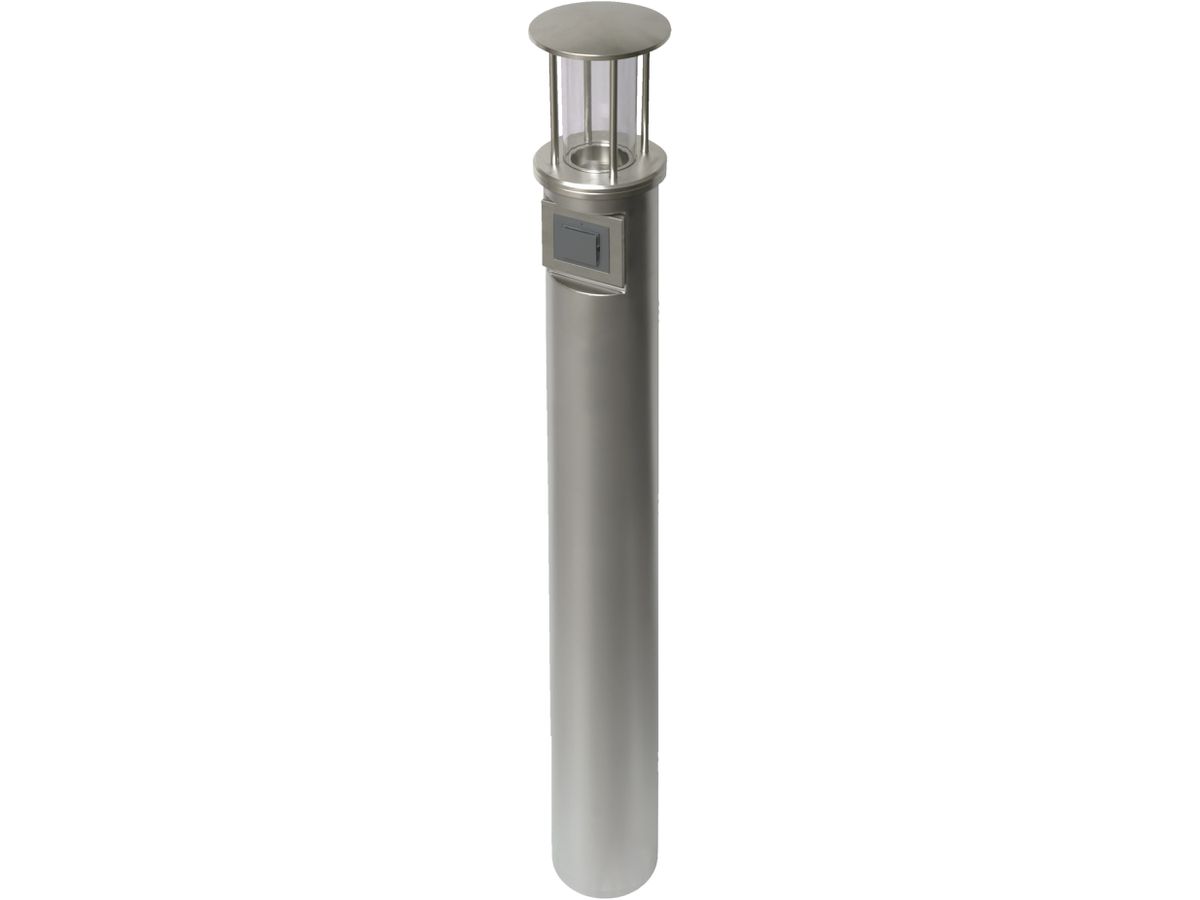 Pollerleuchte Haba Rondolux Edelstahl 1×65mm 1m