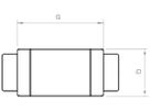 T+Kreuzstück Bettermann zu Installationskanal WDKH halogenfrei 40×60mm hellgrau