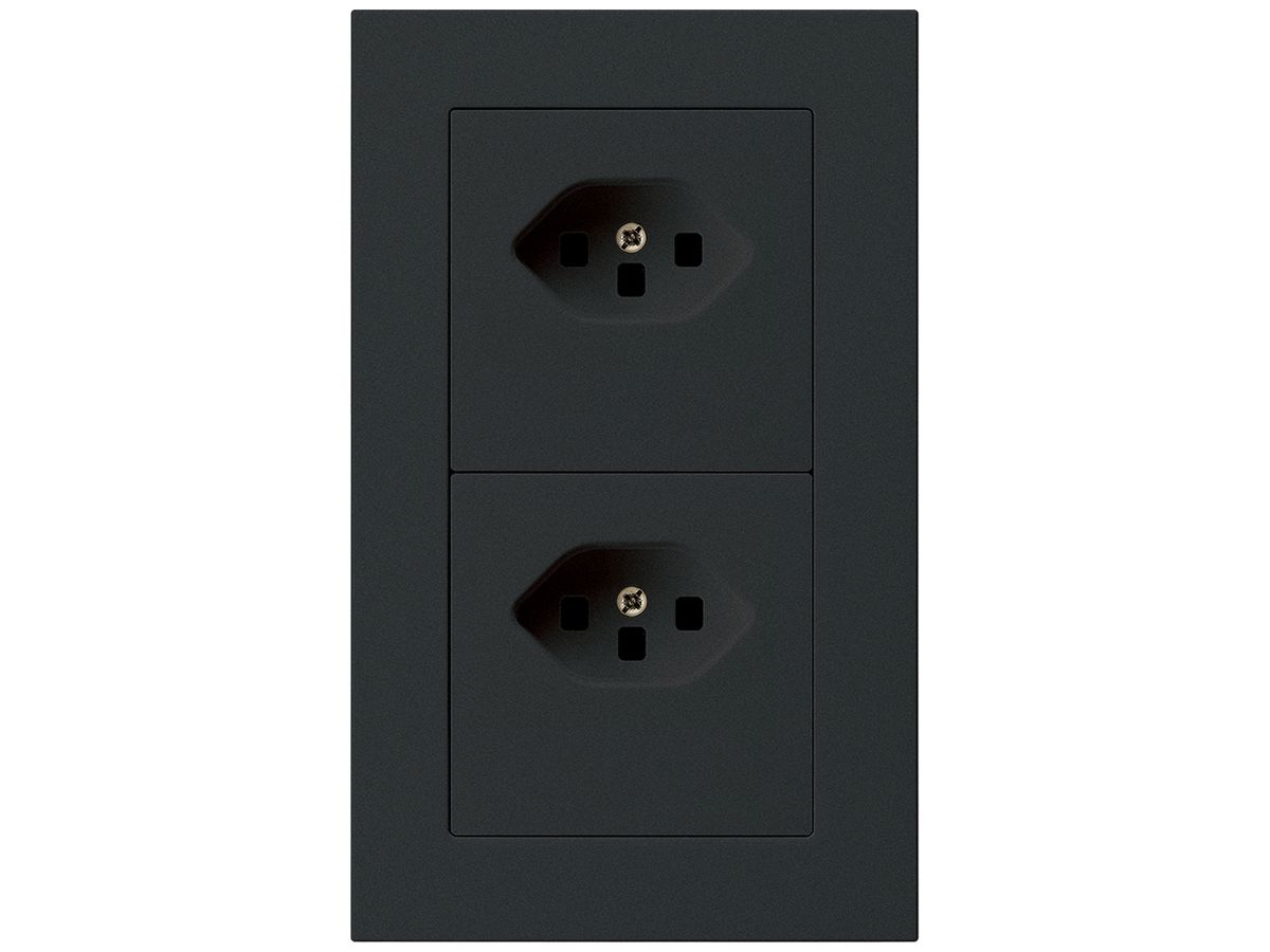 UP-Kombination kallysto.pro Gr.I-I vertikal 2×Typ 23 m.Schraubkl.C schwarz