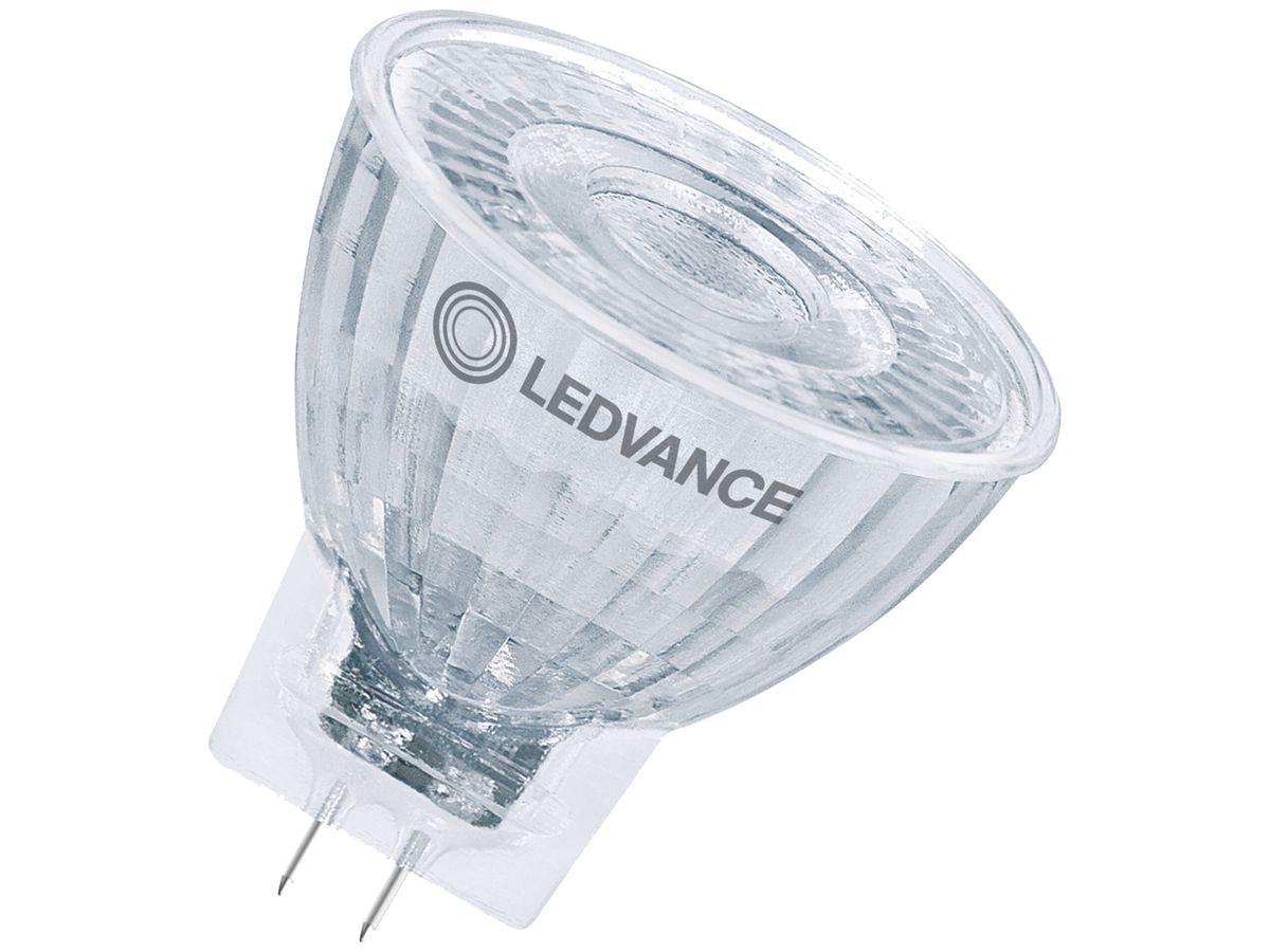 LED-Lampe LEDVANCE GU4 4.2W 345lm 2700K Ø35×38mm MR11 klar 36°