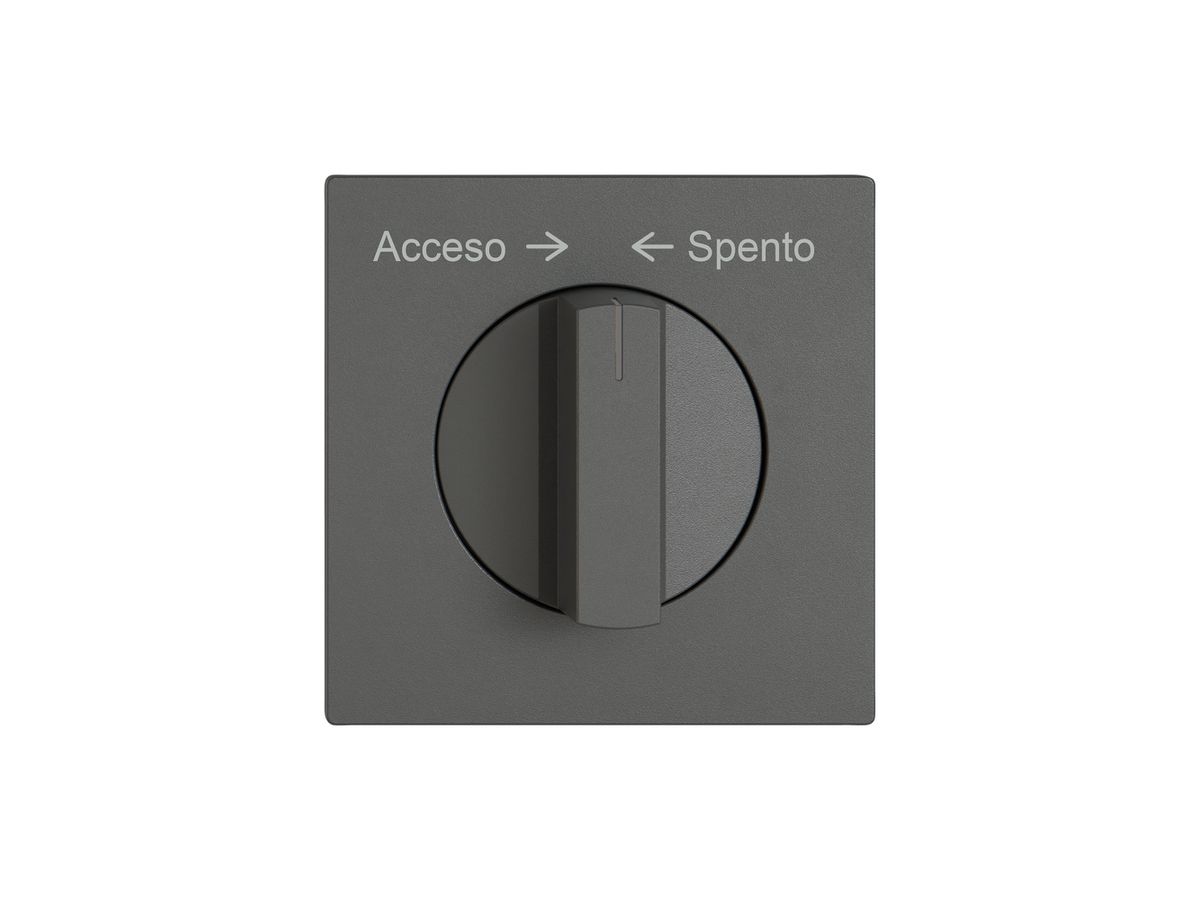Montageset EDIZIO.liv SNAPFIX® f.Drehschalter m.Griff Acceso → ← Spento dgu