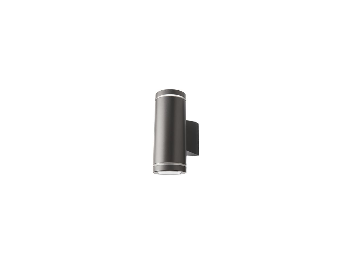 Wandleuchte SG Metro GU10 2×6.2W 700lm 3000K IP65 DIM Ø90×225mm anthrazit
