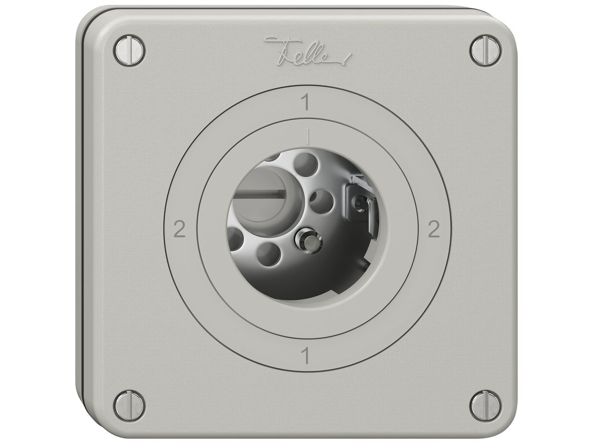 UP-Schlüsselschalter NEVO SNAPFIX® Wechselschalter 16A 400V 2-1-2-1 lgu