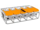Verbindungsklemme WAGO 221 5×0.5…6mm² Hebel 32A 450V orange transparent