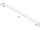 EB-Stromschiene SLV TRACK 48V 1Ph Aluminium weiss 2000mm