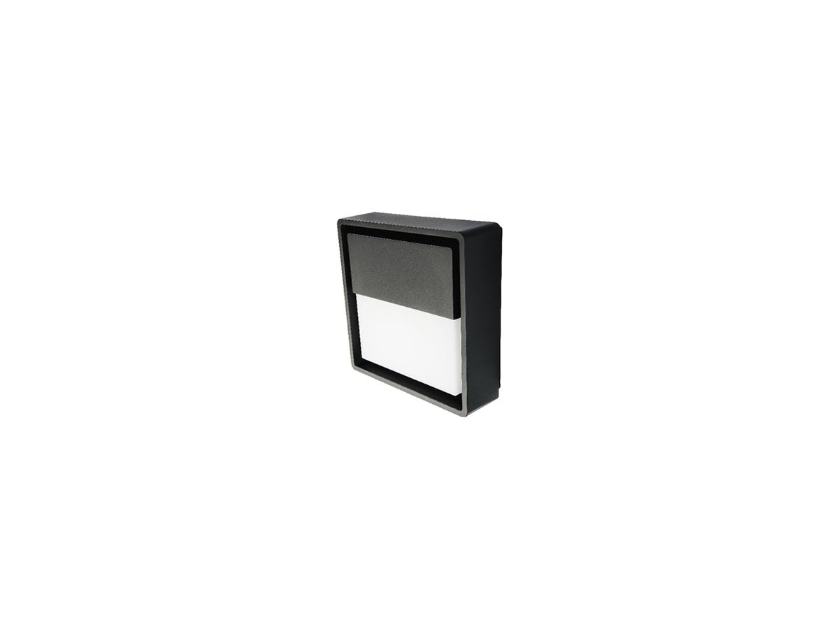 LED-Wandleuchte SG Frame Square 6W 300lm 830 IP66 DIM 240×240mm schwarz