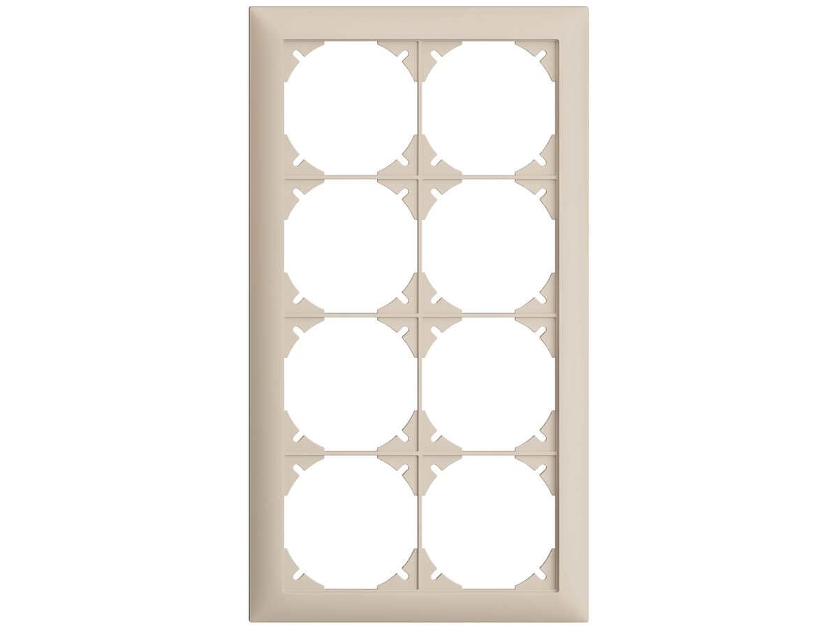 UP-Kopfzeile EDIZIOdue SNAPFIX® 4×2 vertikal 148×268mm crema