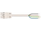 Anschlussleitung WAGO 4×1.5mm² Bu 1m weiss